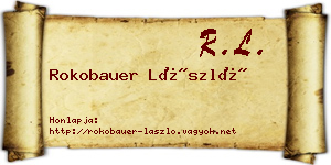 Rokobauer László névjegykártya